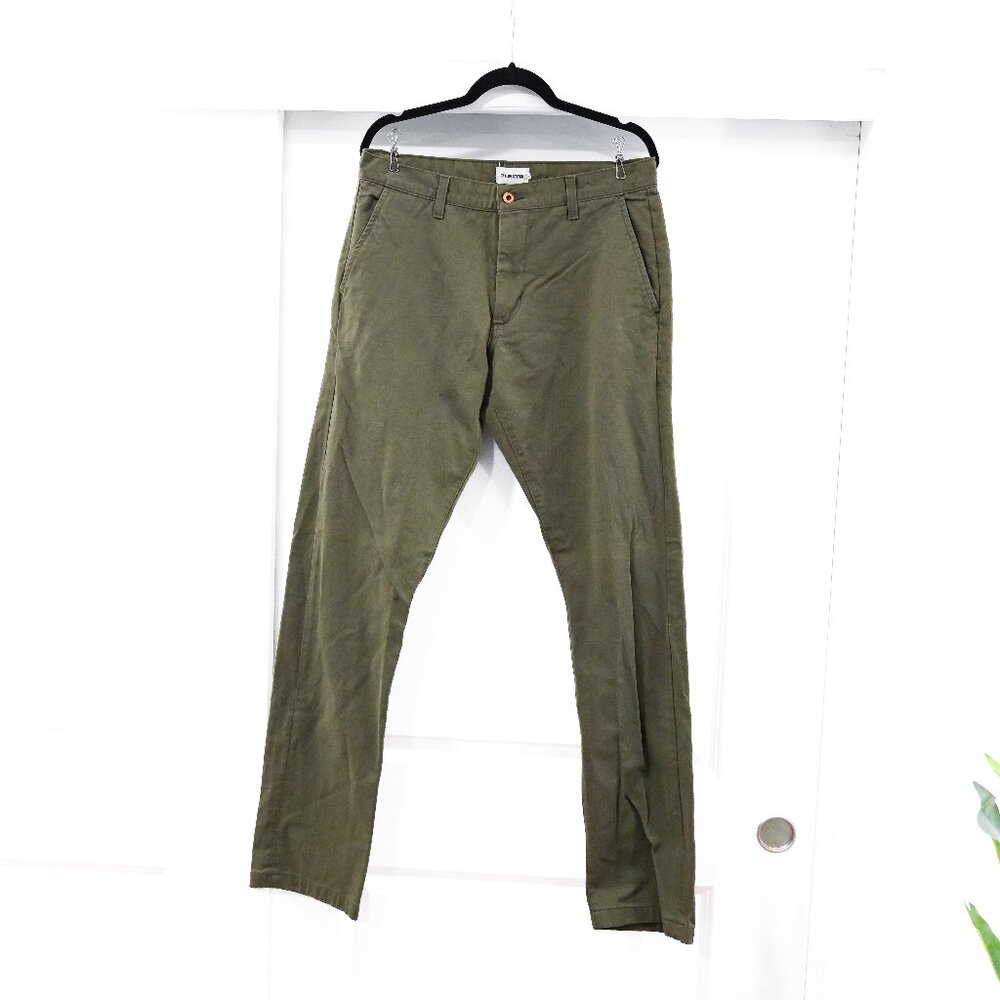 Taylor Stitch Olive Green Townsend Democratic Pant